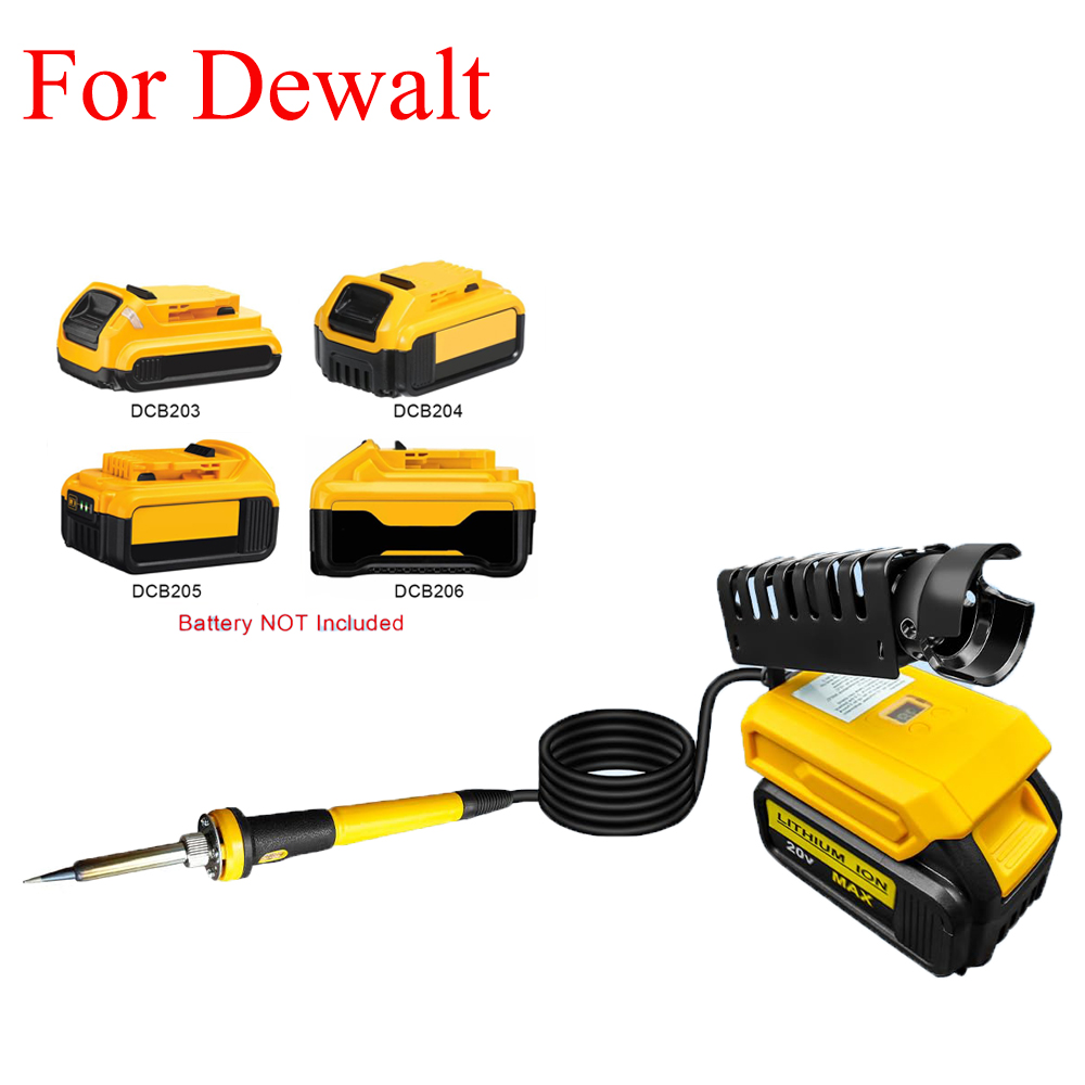 Diy Electronics News - Tragbares Lötkolben-Set, kompatibel mit Dewalt 20
