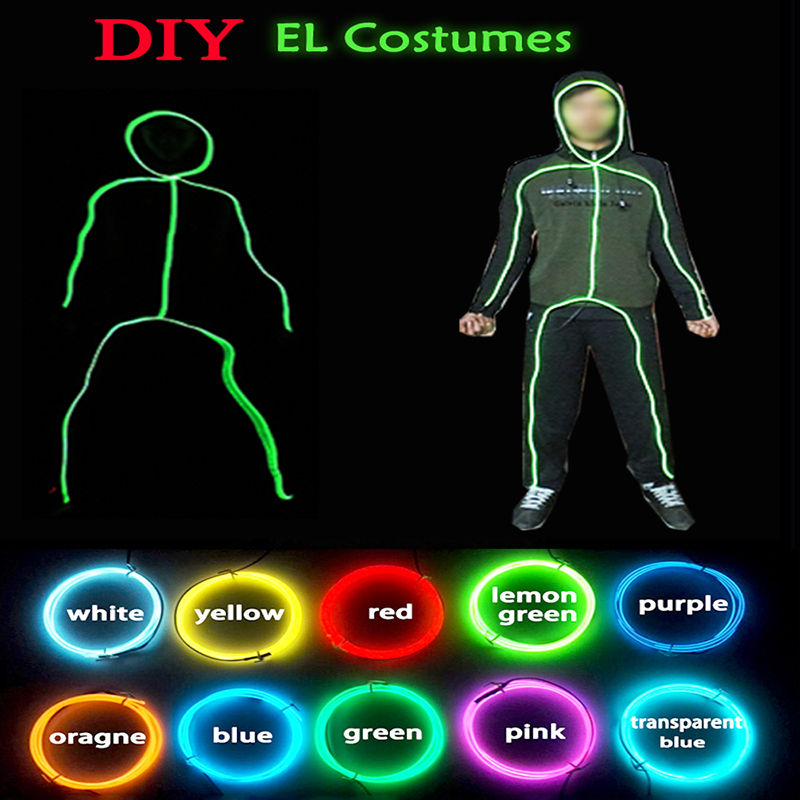 Diy Electronics Wire - Cosplay Streichholz-Männer Kostüme DIY Leuchtende Kostüme