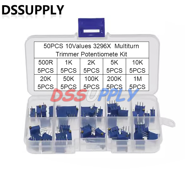 Diy Home Electronics Projects - 50pcs 3296 3296x Multiturn Trimmer Potentiometer