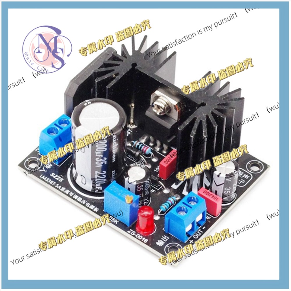 Diy Electronics Filament - Einstellbarer LM317 1,5A Ausgangs-Linearspannungsregler Netzteilplatine Filament-Spannungsregelung