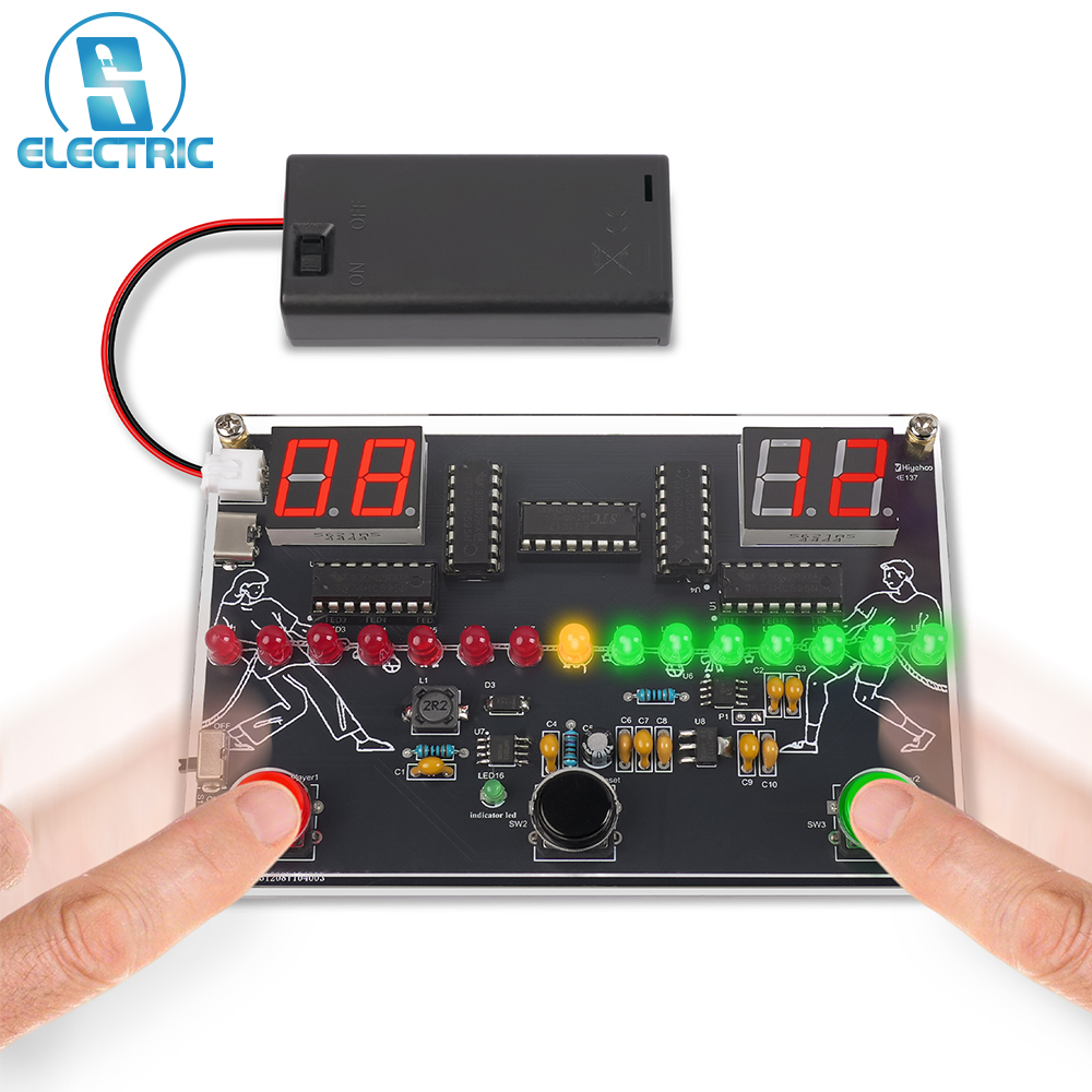 Diy Electronics Game - DIY Lötprojekt 3-in-1 Spielkonsole mit LED-Lichtern