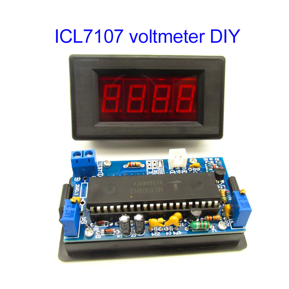 Diy Home Electronics Projects - ICL7107 Voltmeter DIY-Kit Teile DC 5V