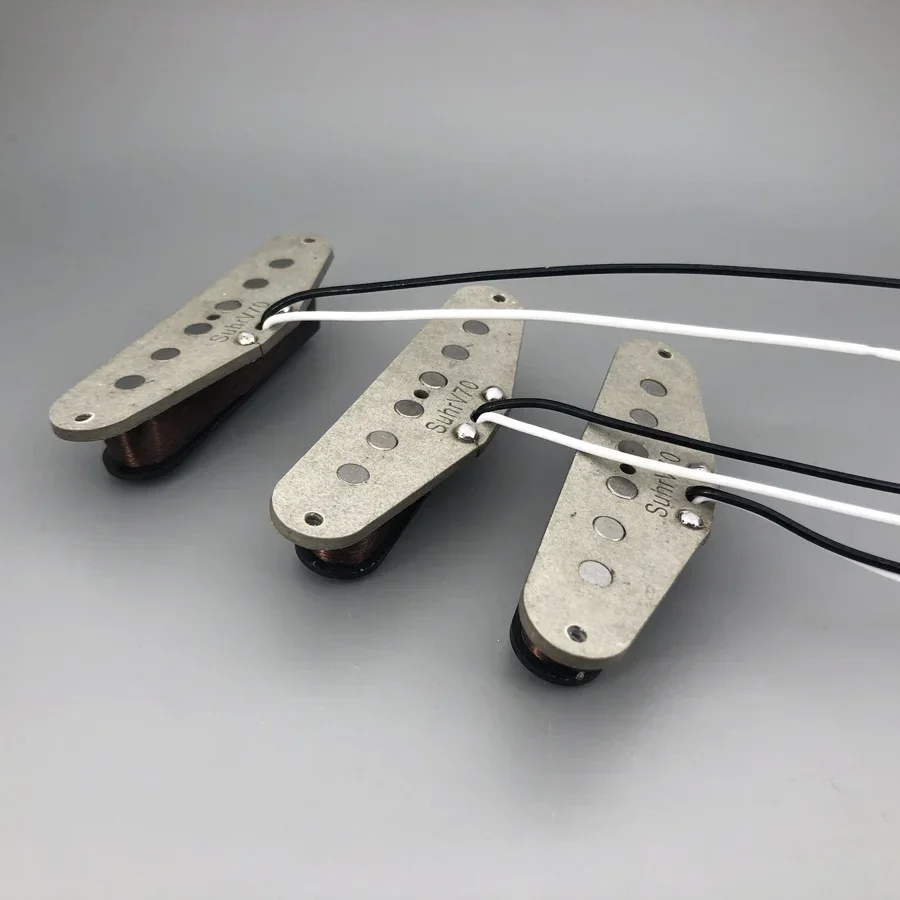 Diy Electric Guitar Electronics - Vintage V70 SSS handgewickelte Alnico 5-Gitarren-Tonabnehmer,