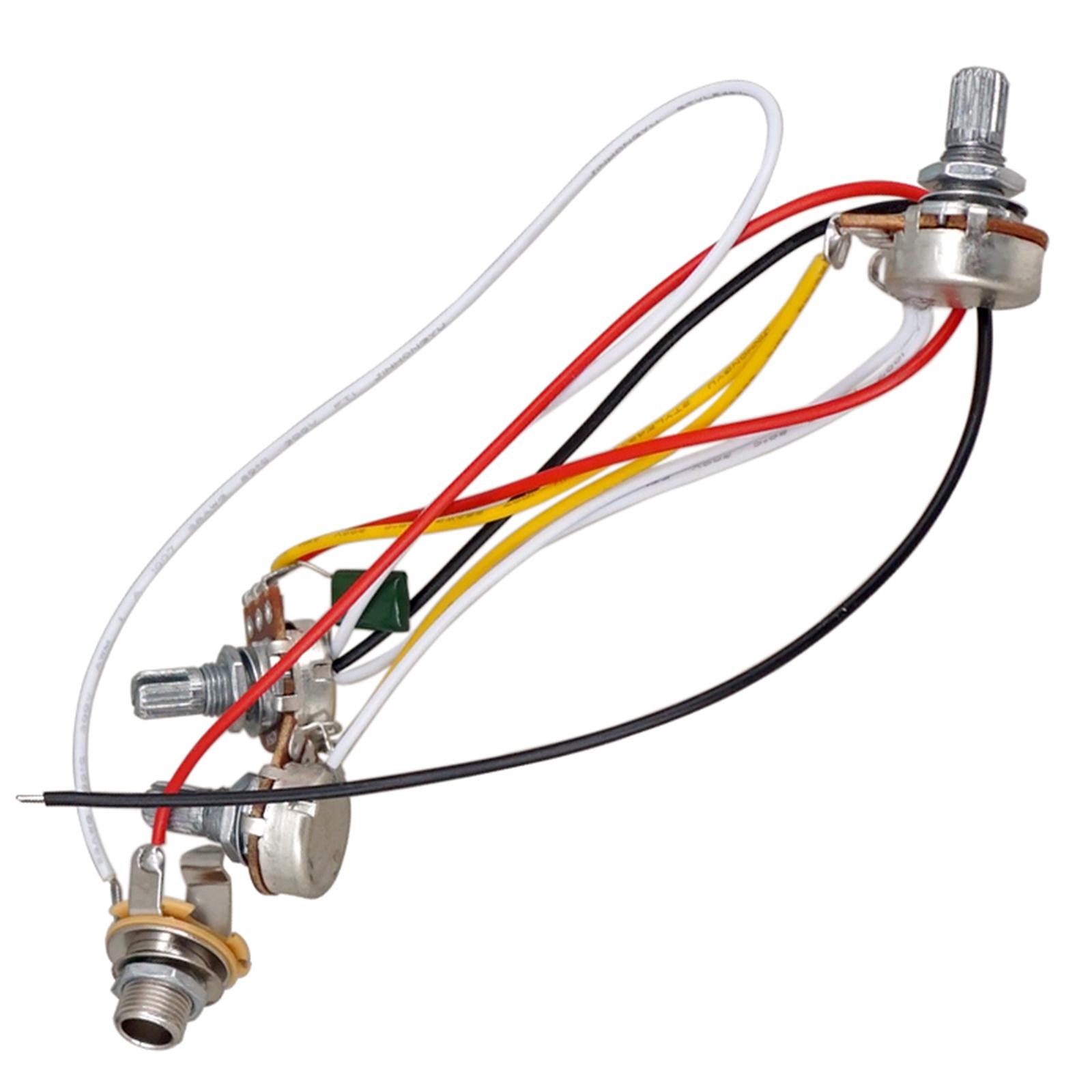 Diy Electric Guitar Electronics - Verkabelter E-Gitarren-Kabelbaum mit langlebigem Potentiometer für