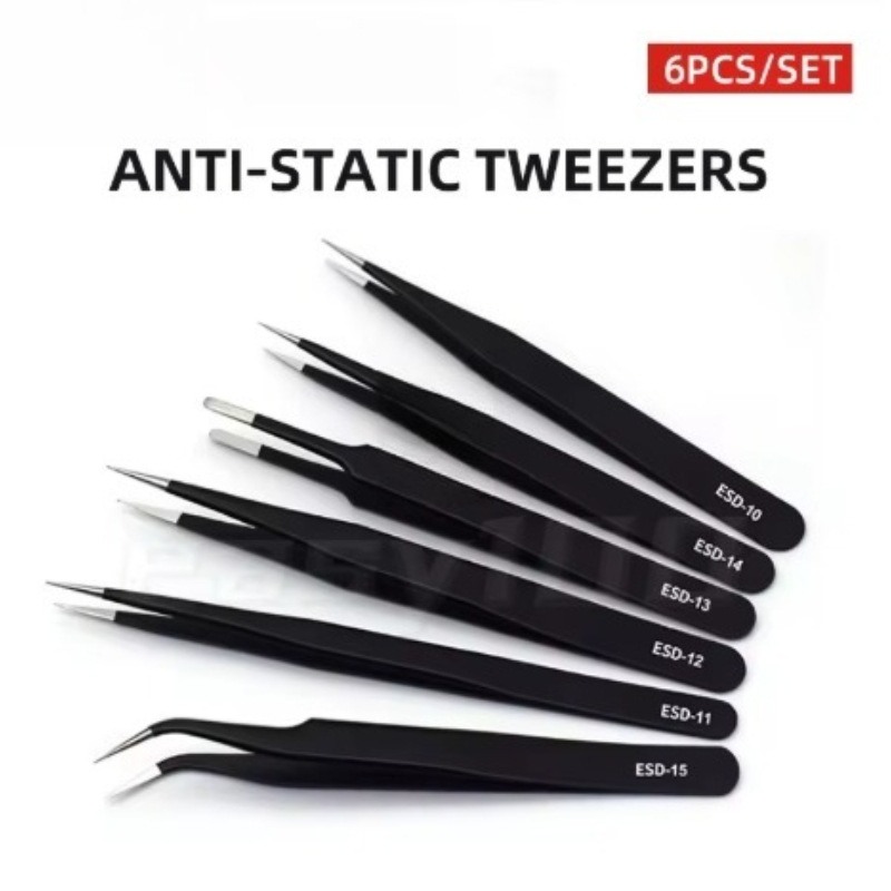 6-teiliges Präzisionspinzetten – Diy Electronics Soldering Kit Bewertung und Preis