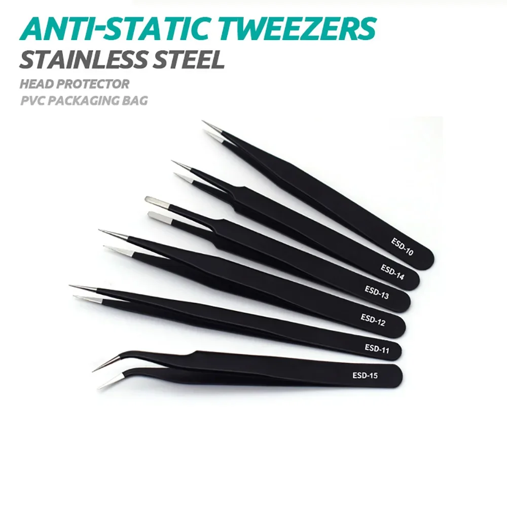6-teiliges Präzisionspinzetten – Diy Electronics Soldering Kit Bewertung und Preis