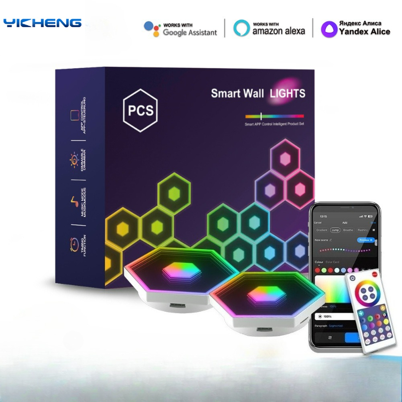 Neue RGB Tuya Hexagonale Quant – Diy Electronics News Bewertung und Preis