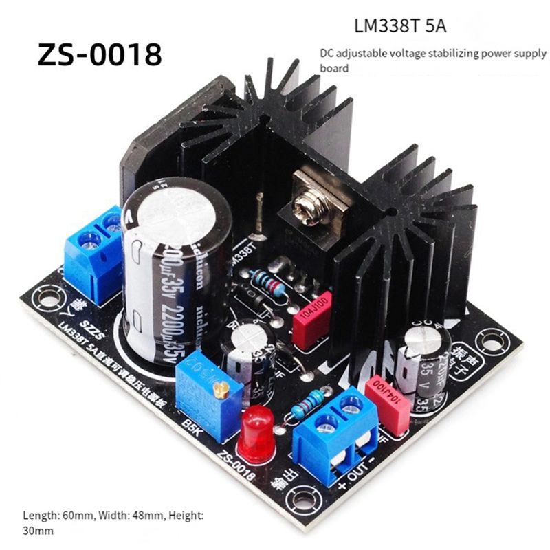 LM338 5A Ausgangsverstellbares – Diy Electronics Filament Bewertung und Preis