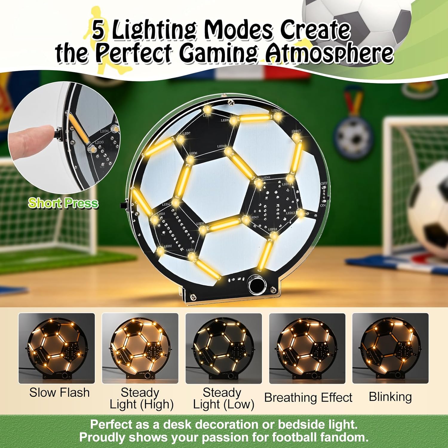 DIY Fußball LED Lötset Schalla – Diy Electronics Filament Bewertung und Preis