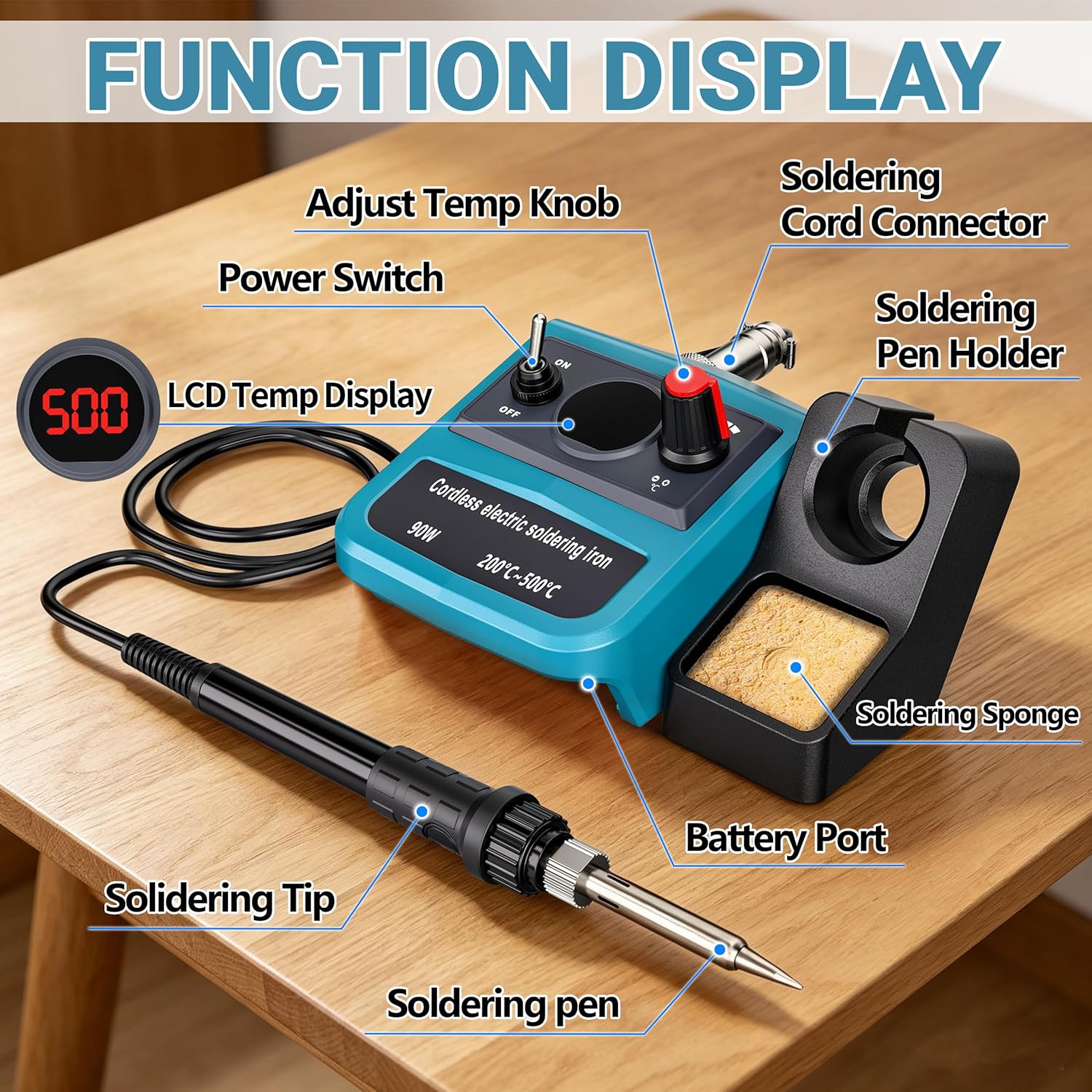 90W LED Digitales Kabelloses L – Diy Electronics Soldering Kit Bewertung und Preis