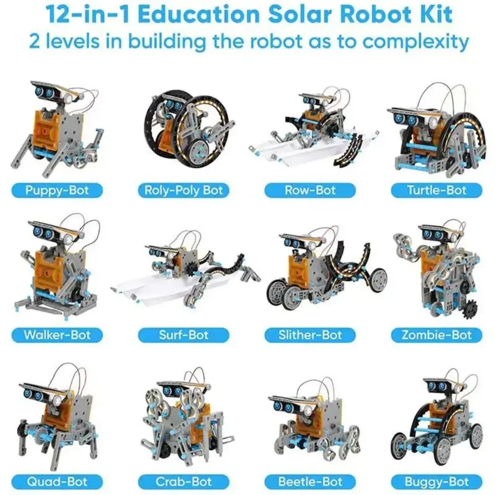 13-in-1 solarbetriebener Robot – Diy Home Electronics Projects Bewertung und Preis
