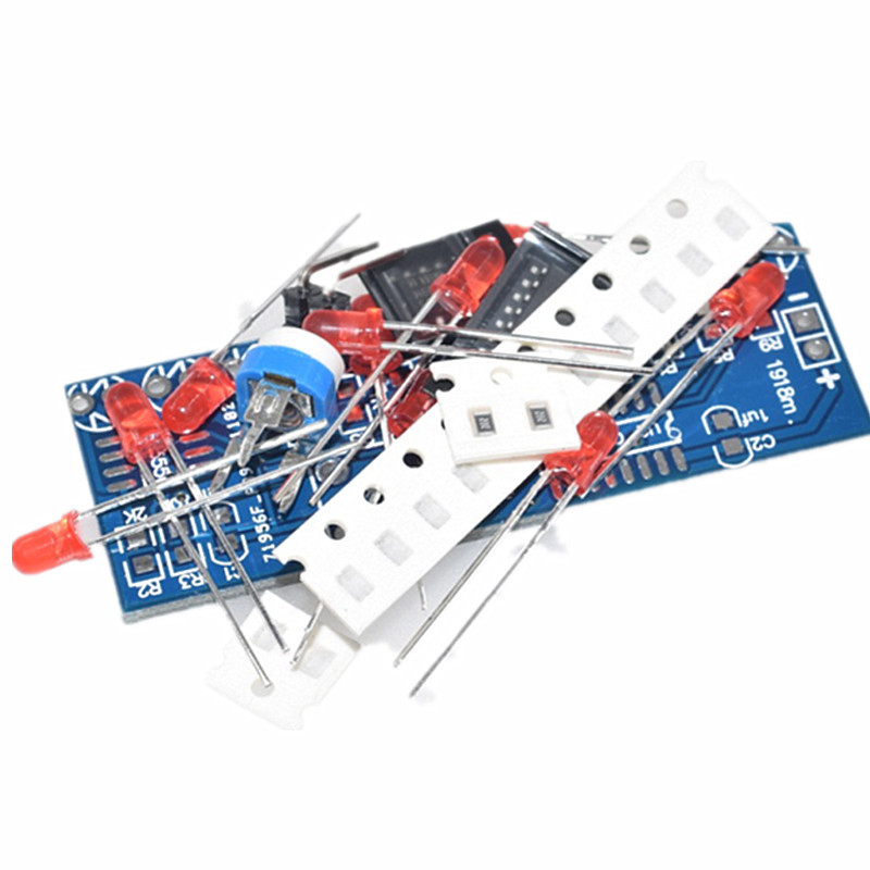 NE555+CD4017 Laufendes LED-Flo – Diy Electronics News Bewertung und Preis
